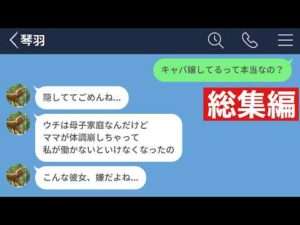 【LINE】大学に通いながらキャバ嬢をしている彼女の理由が壮絶すぎた【総集編・作業用・睡眠用】